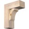Ekena Millwork Imperial Block Smooth Bracket w/ Offset Brace, Douglas Fir, 7 1/2"W x 18"D x 22"H BKT0806X18X22IMP05SDF - alternate 1